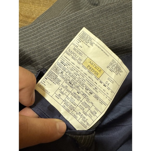 Suitsupply Napoli Zignone Blazer Mens 44 Regular Gray Pure Wool Super 110s - Picture 7 of 8